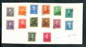 HUNGARY 1932 Famous Hungarians. Set of 14. - 50214 - FU