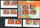 THAILAND 1999 Maghapuja Day. Set of 4 and miniature sheet. - 50231 - UHM