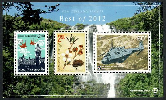 NEW ZEALAND 2012 Best of 2012. Set of 3 miniature sheets. - 50306 - UHM