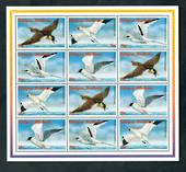 ANTIGUA BARBUDA 1996 Sea Birds. Sheetlet of 12 (3 each of 4 designs). - 50313 - UHM
