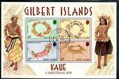 GILBERT ISLANDS 1978 Christmas. Miniature sheet. - 50419 - VFU