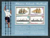 PITCAIRN ISLANDS 1975 Mailboats. Miniature sheet. - 50425 - UHM