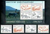 GREENLAND 2000 Greenland Vikings. Second series. Set of 4 and miniature sheet. - 50456 - UHM