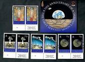 ASCENSION 1999 30th Anniversary of the First Manned landing on the Moon. Set of 4 and miniature sheet. - 50479 - VFU