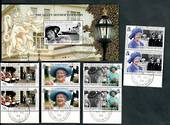 ASCENSION 2000 The Queen Mother's Century. Set of 4 and miniature sheet. - 50483 - VFU