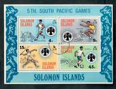 SOLOMON ISLANDS 1975 South Pacific Games. Miniature sheet. - 50570 - VFU