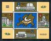 HUNGARY 1980 European Security and Co-operation Conference. Miniature sheet. - 50576 - UHM