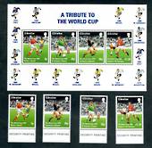 GIBRALTAR 1996 European Cup Football Championships.Set of 4 and miniature sheet. - 50603 - UHM