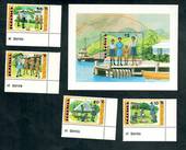 DOMINICA 1979 50th Anniversary of the Girl Guides. Set of 4 and miniature sheet. - 50605 - UHM