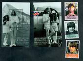 GIBRALTAR 1999 30th Anniversary of the Wedding oif John Lennon and Yoko Ono. Set of 3 and 2 miniature sheets. - 50612 - CTO