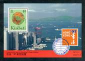 KIRIBATI 1997 Hong Kong  '97 International Stamp Exhibition. Miniature sheet. - 50615 - UHM