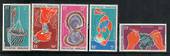 FRENCH POLYNESIA 1970 Pearl-Diving. Set of 5. - 50662 - UHM