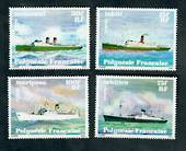 FRENCH POLYNESIA 1978 Ships. Set of 4. - 50668 - UHM