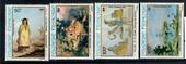 FRENCH POLYNESIA 1982 19th Century Paintings. Set of 4. - 50672 - UHM