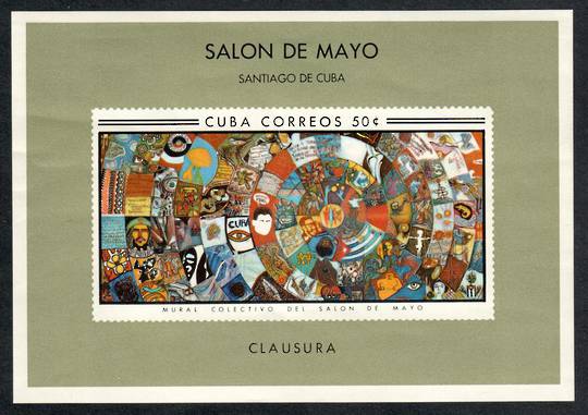 CUBA 1967 Contmporary Art Salon de Mayo. Miniature sheet. - 50751 - UHM