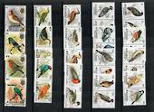 AITUTAKI 1981 Birds Definitives First series. Set of 36 in joined pairs. - 50801 - UHM