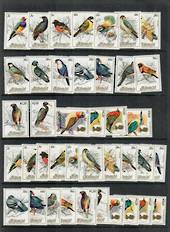 AITUTAKI 1984 Birds Second series. Set of 20. - 50826 - UHM