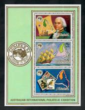 AITUTAKI 1984 Ausipex International Stamp Exhibition. Miniature sheet. - 50829 - UHM