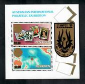 PENRHYN 1986 Stampex '86 International Stamp Exhibition. Miniature sheet. - 50843 - UHM