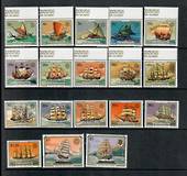 PENRHYN 1984 Ships Second series. Short set to the $5.00. - 50850 - UHM