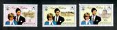 ANGUILLA 1981 Royal Wedding of Prince Charles and Lady Diana Spencer. Set of 3. - 50854 - UHM