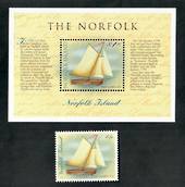NORFOLK ISLAND 1998 Bicentenary of the Circumnavigation of Tasmania. Single and miniature sheet. - 50881 - UHM