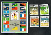 SOLOMON ISLANDS 1991 South Pacific Games. Set of 4 and miniature sheet. - 50885 - UHM