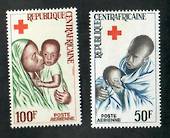 CENTRAL AFRICAN REPUBLIC 1965 Red Cross. Set of 2. - 50887 - LHM