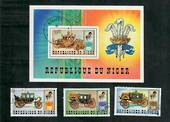 NIGER REPUBLIC 1981 Royal Wedding of Prince Charles and Lady Diana Spencer. Set of 3 and miniature sheet. - 50912 - CTO