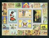 VANUATU 1981 Christmas. Set of 4 and miniature sheet. - 50941 - UHM