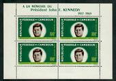 CAMEROUN 1964 Pres Kennedy. Miniature sheet. - 50957 - UHM