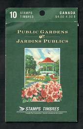 CANADA 1991 Public Gardens. Booklet pane. - 50963 - UHM