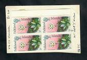 FALKLAND ISLANDS 1986 Definitive ½d Multicoloured. Block of 4 with the variety 'dot over DELIPIENE'. - 50980 - UHM