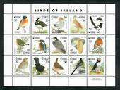 IRELAND 1997 Birds. Sheetlet of 15. - 51001 - UHM