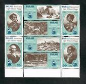 PALAU 1983 Bicentenary of the Voyage of Captain Henry Wilson. Block of 8. - 51003 - UHM