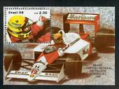 BRAZIL 1989 Ayrton Senna. Miniature sheet. - 51030 - UHM