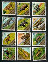GUINEA Animals. Set of 12. - 51074 - VFU