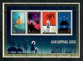 SAMOA 1973 Christmas. Miniature sheet. - 51094 - UHM