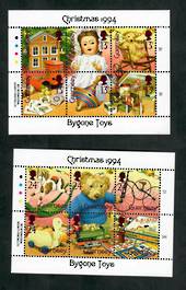 GUERNSEY 1994 Christmas. Set of 12 in sheetlets. - 51152 - UHM