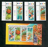SINGAPORE 1996 Olympics. Set of 4 and miniature sheet. - 51175 - UHM