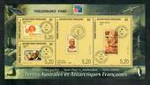 FRENCH SOUTHERN and ANTARCTIC TERRITORIES 1999 Philexfrance International Stamp Exhibition. Miniature sheet. - 51185 - UHM