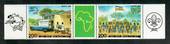 CENTRAL AFRICAN REPUBLIC 1982 Universal Postal Union and Scouts. Joined gutter pair. - 51196 - UHM