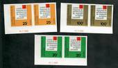 CAMEROUN 1963 Unesco Education Books. Set of 3. Joined pairs . Iimperf. - 51197 - UHM