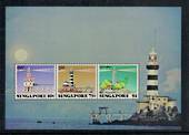 SINGAPORE 1982 Lighthouses. Miniature sheet. - 52035 - UHM