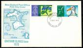 NEW ZEALAND 1970 Chatham Islands. Set of 2 on first day cover. - 520462 - FDC