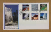 NEW ZEALAND 1993 Thermal Wonders. Set of 6 on first day cover. - 521093 - FDC