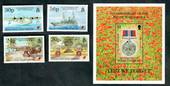 BRITISH INDIAN OCEAN TERRITORY 1995 50th Anniversary of the End of the Second World War. Set of 4 and miniature sheet. - 52134 -