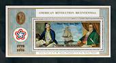 COOK ISLANDS 1976 Bicentenary of the American Revolution. Miniature sheet. - 52152 - UHM