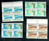 SAMOA 1966 Opening of the First Deep Sea Wharf. Set of 4 in blocks of 4. - 52156 - UHM