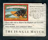 AUSTRIA The Jungle Match. MATCHBOX LABEL. Central feature an elephant. - 52172 -